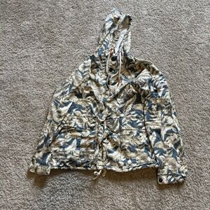 Penfield Harley Leaf Camo Jacket Snap Button Men's Medium